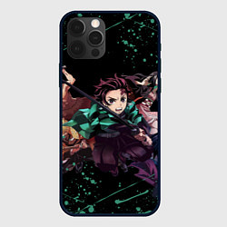 Чехол для iPhone 12 Pro KIMETSU NO YAIBA, цвет: 3D-черный