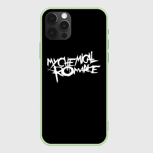 Чехол iPhone 12 Pro My Chemical Romance spider / 3D-Салатовый – фото 1