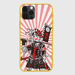 Чехол для iPhone 12 Pro Убийца розового солнца, цвет: 3D-желтый