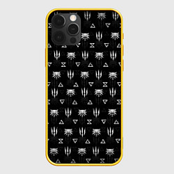 Чехол для iPhone 12 Pro ВЕДЬМАК, цвет: 3D-желтый