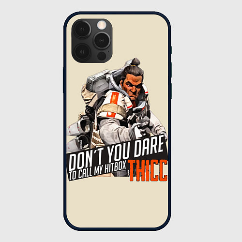 Чехол iPhone 12 Pro Apex Legends / 3D-Черный – фото 1