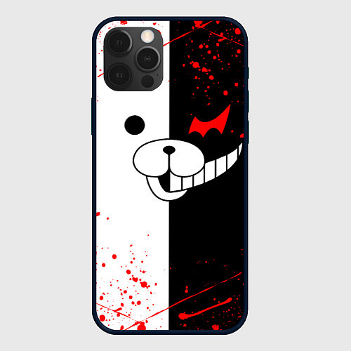 Чехол iPhone 12 Pro MONOKUMA / 3D-Черный – фото 1