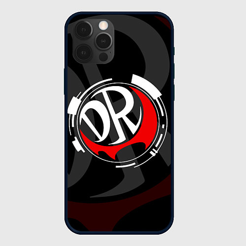 Чехол iPhone 12 Pro MONOKUMA DANGANRONPA / 3D-Черный – фото 1