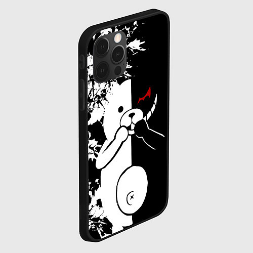 Чехол iPhone 12 Pro Monokuma / 3D-Черный – фото 2