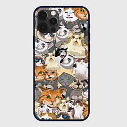 Чехол iPhone 12 Pro ALL CATS MEMES