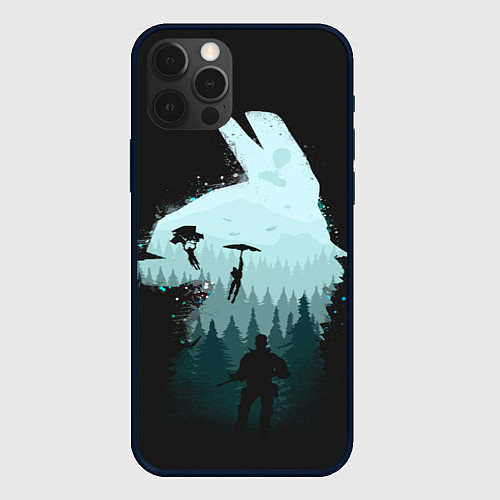 Чехол iPhone 12 Pro Fortnite / 3D-Черный – фото 1