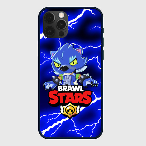 Чехол iPhone 12 Pro BRAWL STARS LEON / 3D-Черный – фото 1