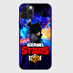 Чехол для iPhone 12 Pro Brawl Stars - Crow, цвет: 3D-черный