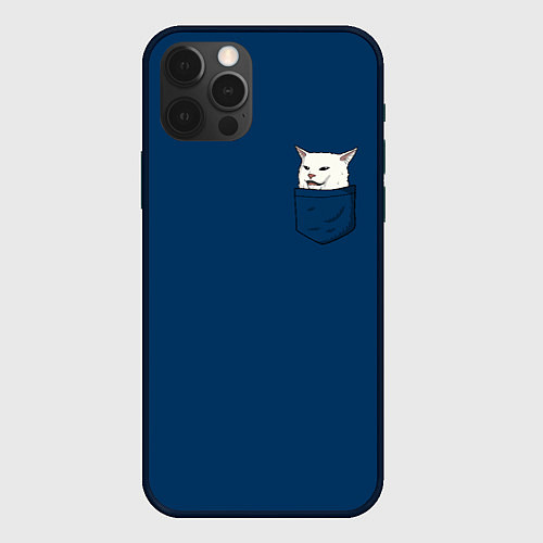 Чехол iPhone 12 Pro СМАДЖ В КАРМАНЕ / 3D-Черный – фото 1