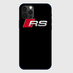 Чехол для iPhone 12 Pro AUDI RS, цвет: 3D-черный