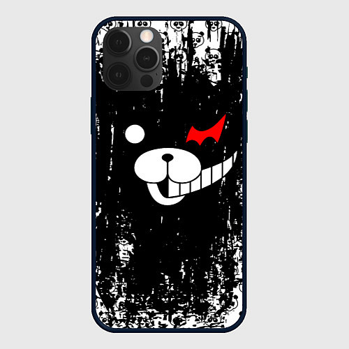 Чехол iPhone 12 Pro MONOKUMA / 3D-Черный – фото 1