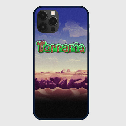 Чехол iPhone 12 Pro Terraria / 3D-Черный – фото 1