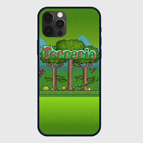 Чехол iPhone 12 Pro Terraria / 3D-Черный – фото 1