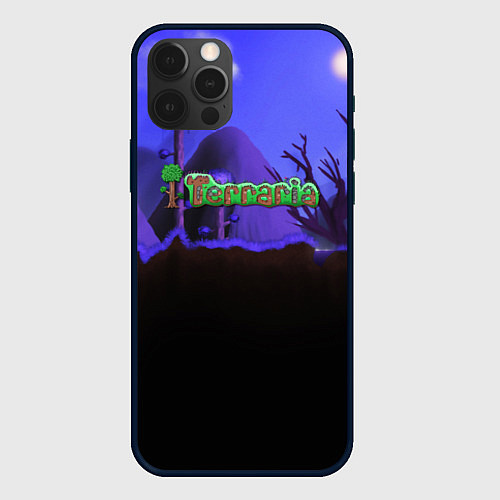 Чехол iPhone 12 Pro TERRARIA / 3D-Черный – фото 1