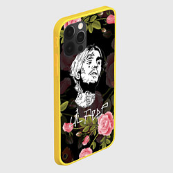 Чехол для iPhone 12 Pro LIL PEEP ROSES, цвет: 3D-желтый — фото 2