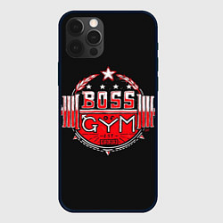 Чехол для iPhone 12 Pro Boss of GYM акварель, цвет: 3D-черный