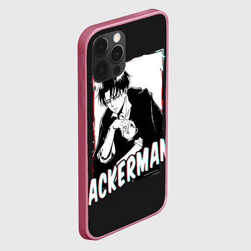 Чехол iPhone 12 Pro Ackerman / 3D-Малиновый – фото 2