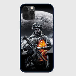 Чехол для iPhone 12 Pro Battlefield, цвет: 3D-черный