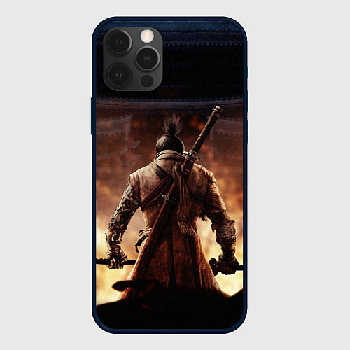 Чехол iPhone 12 Pro Sekiro shadows die twice / 3D-Черный – фото 1