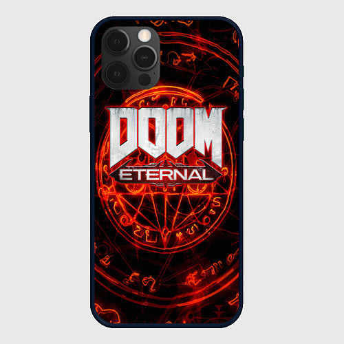 Чехол iPhone 12 Pro DOOM / 3D-Черный – фото 1