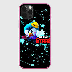 Чехол для iPhone 12 Pro BRAWL STARS MRP, цвет: 3D-малиновый