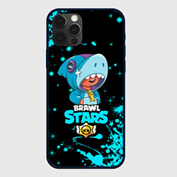 Чехол iPhone 12 Pro BRAWL STARS LEON SHARK