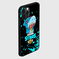 Чехол для iPhone 12 Pro BRAWL STARS LEON SHARK, цвет: 3D-черный — фото 2