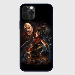 Чехол для iPhone 12 Pro ASSASSINS CREED, цвет: 3D-черный