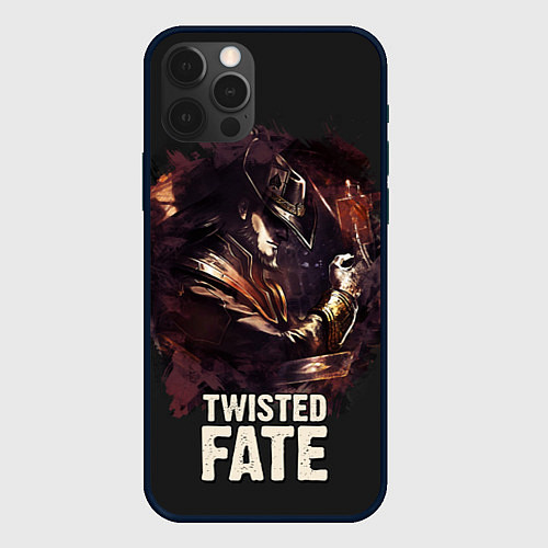 Чехол iPhone 12 Pro Twisted Fate / 3D-Черный – фото 1