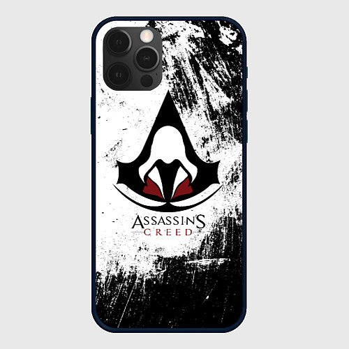 Чехол iPhone 12 Pro Assasin's creed / 3D-Черный – фото 1