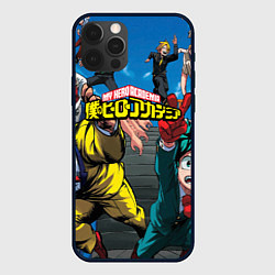 Чехол iPhone 12 Pro My Hero Academia все герои