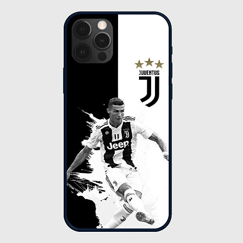 Чехол iPhone 12 Pro Cristiano Ronaldo / 3D-Черный – фото 1