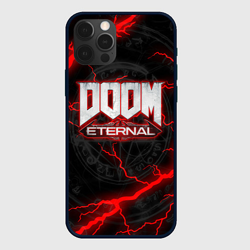 Чехол iPhone 12 Pro DOOM ETERNAL / 3D-Черный – фото 1