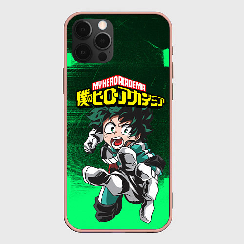 Чехол iPhone 12 Pro MY HERO ACADEMIA / 3D-Светло-розовый – фото 1