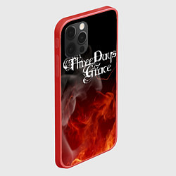 Чехол для iPhone 12 Pro Three Days Grace, цвет: 3D-красный — фото 2