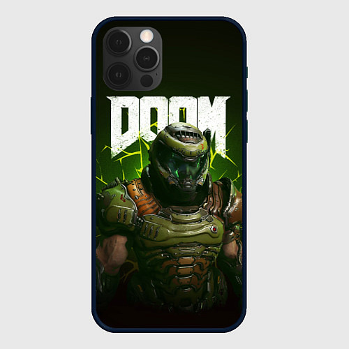 Чехол iPhone 12 Pro Doom Eternal / 3D-Черный – фото 1