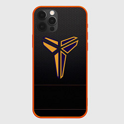 Чехол для iPhone 12 Pro Kobe Bryant, цвет: 3D-красный