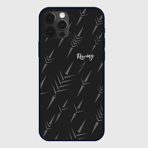 Чехол iPhone 12 Pro Rowing / 3D-Черный – фото 1