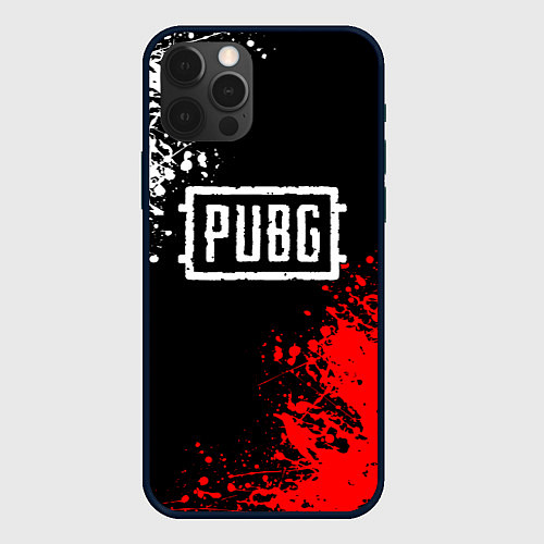 Чехол iPhone 12 Pro PUBG / 3D-Черный – фото 1