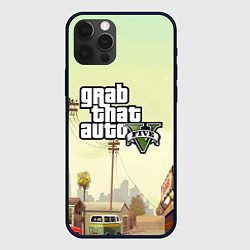 Чехол для iPhone 12 Pro GTA 5, цвет: 3D-черный