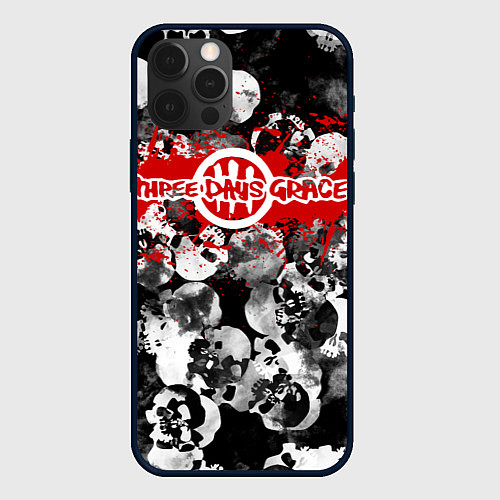 Чехол iPhone 12 Pro Three days grace / 3D-Черный – фото 1