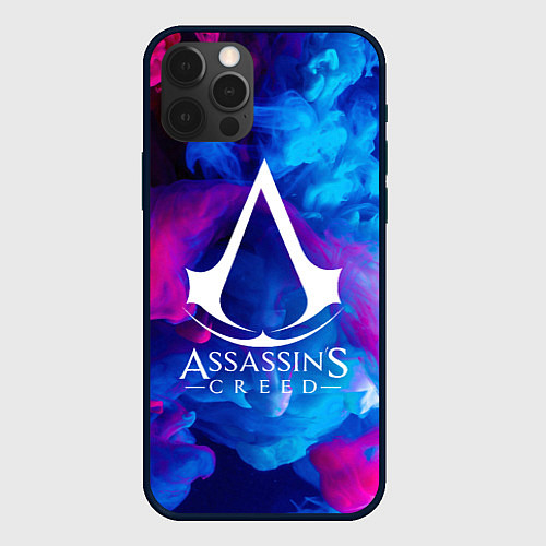 Чехол iPhone 12 Pro ASSASSINS CREED / 3D-Черный – фото 1