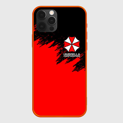 Чехол iPhone 12 Pro UMBRELLA CORP / 3D-Красный – фото 1