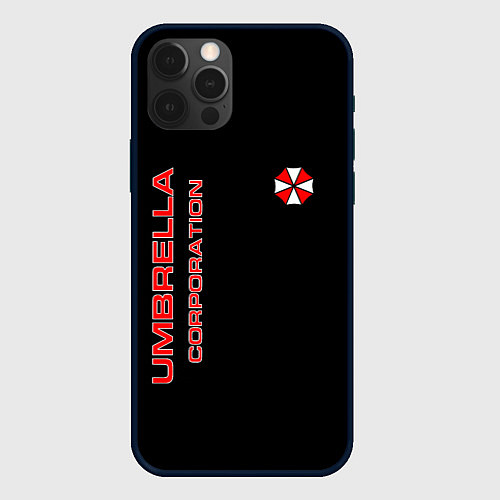 Чехол iPhone 12 Pro Umbrella Corporation / 3D-Черный – фото 1