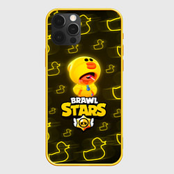 Чехол для iPhone 12 Pro Brawl Stars Leon Sally, цвет: 3D-желтый
