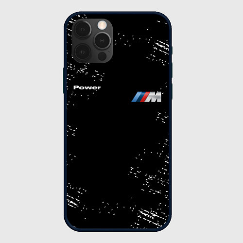 Чехол iPhone 12 Pro BMW / 3D-Черный – фото 1