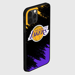 Чехол для iPhone 12 Pro LA LAKERS, цвет: 3D-черный — фото 2