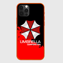 Чехол для iPhone 12 Pro UMBRELLA CORP, цвет: 3D-красный