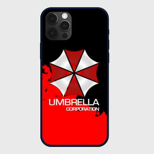 Чехол iPhone 12 Pro UMBRELLA CORP / 3D-Черный – фото 1