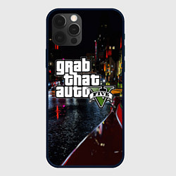 Чехол для iPhone 12 Pro Grand Theft Auto V, цвет: 3D-черный